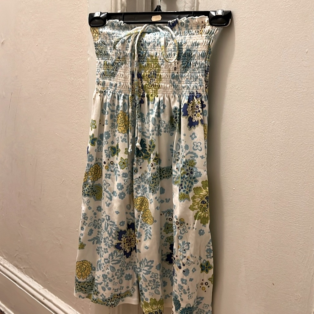 Size XL cute strapless sundress or beach coverup